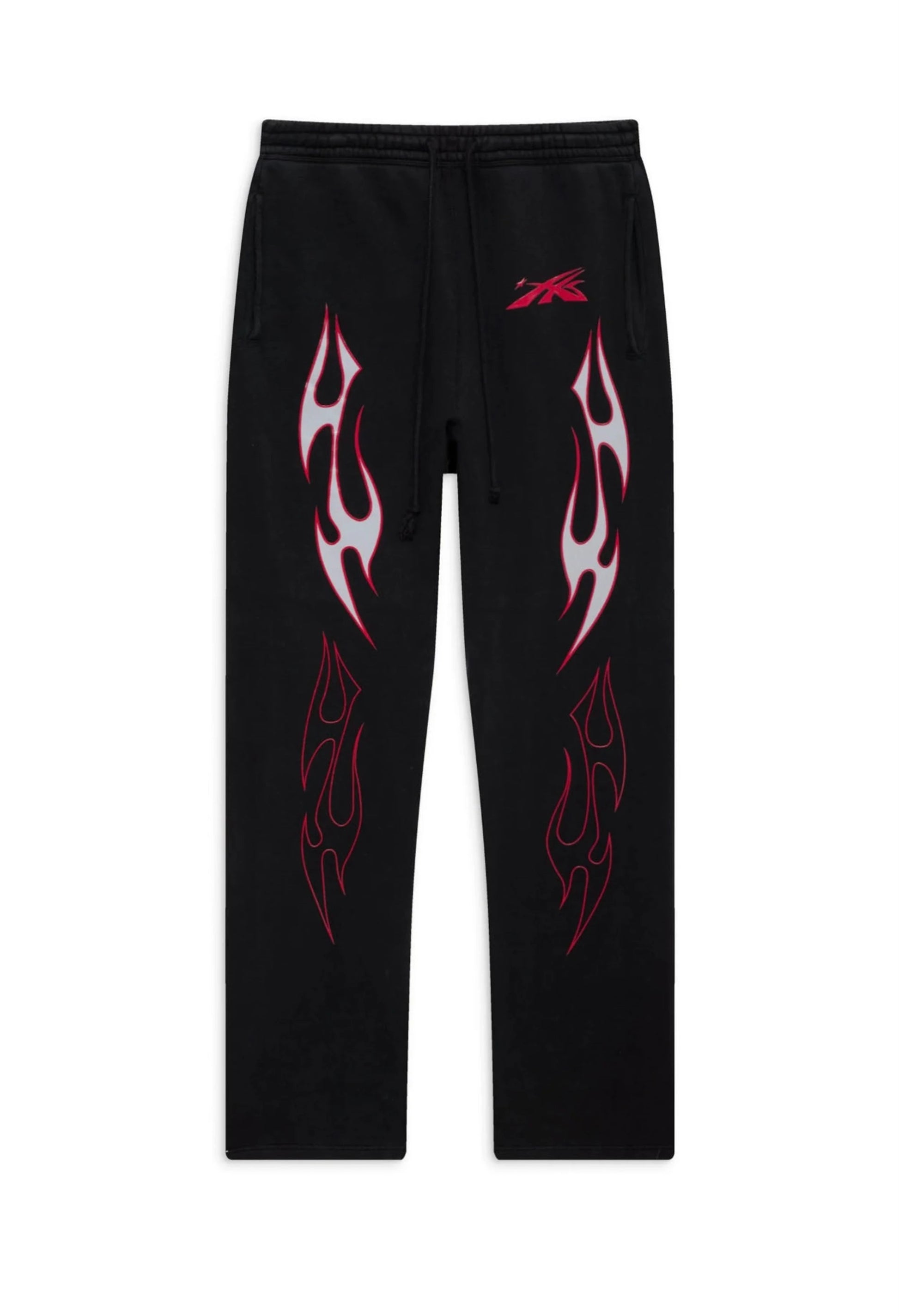 new arrival hs studios airbrushed skull print high street cotton winter pants sport casual pants unique default style 6179