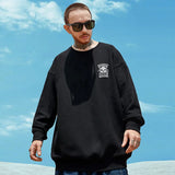New Funny Panda Printed Sweatshirts For Men Autumn Oversized Retro