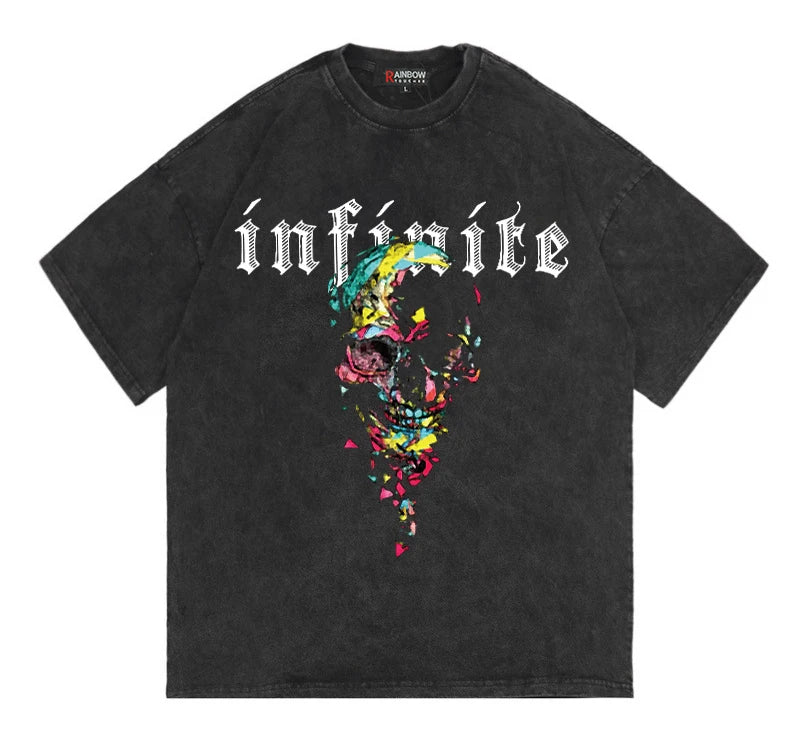 Trapwear Shirt – Rainbowtouches Punk T Shirt 2022 Half Sleeveunisex High Stre – Modern Streetwear for Everyone