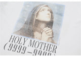 Cyberpunk Aesthetic print tee – Vtg Summer Printed Holy Mother Portrait Short Sleeved T Shir