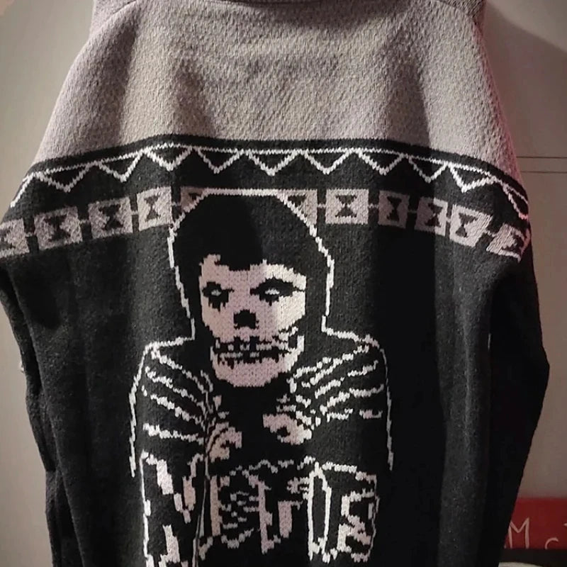 varsity knit sweater with retro streetwear styling for fall and winter outfits, ideal for men’s fashion and seasonal streetwe