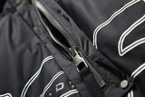 Men Hooded Down Jacket Winter Casual Letter Printed Parkas Streetwear Warm Black Zipper Jackets Harajuku Fashion Duck Down Coats