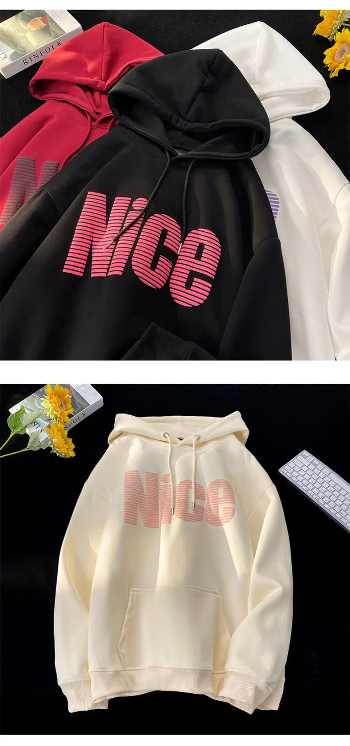 American Spring And Autumn Trendy Men And Women Hip Hop Retro Letter P