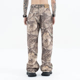 2024AW dry wood camo jeans