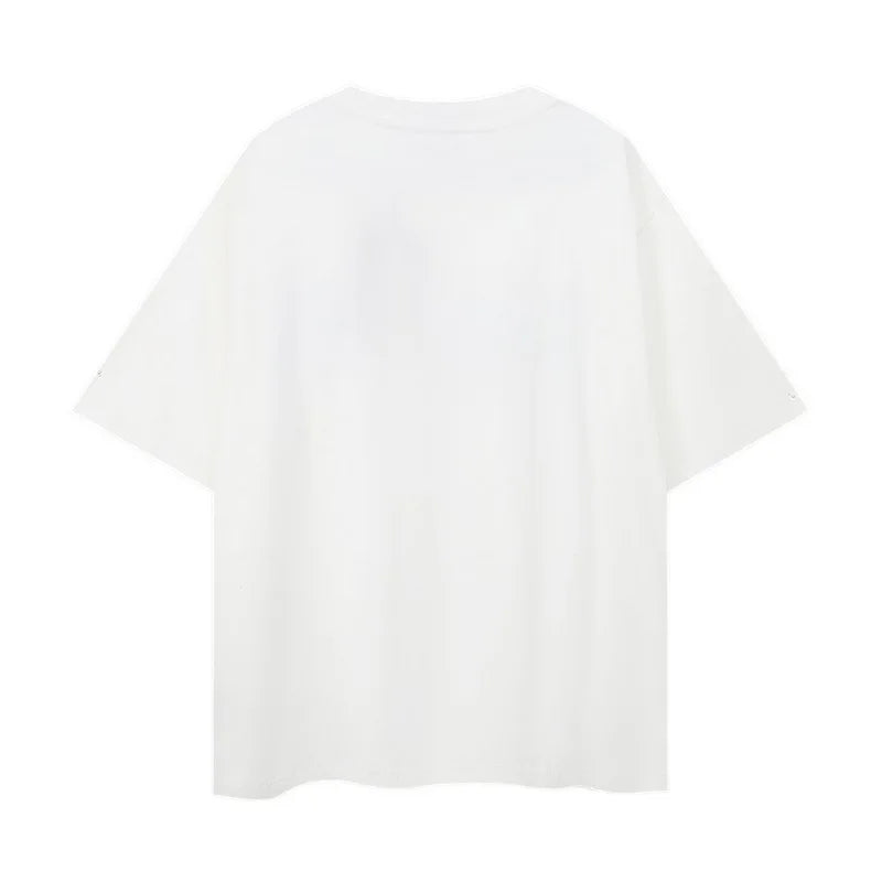 Glitchcore Fashion – High Quality Ih Nom Uh Nit T Shirt Masked Men Letter Printin – Urban Streetwear for Men & Women