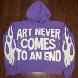 American Fashion Goth Trend Letter Pattern Oversized Hoodie Mens Retro