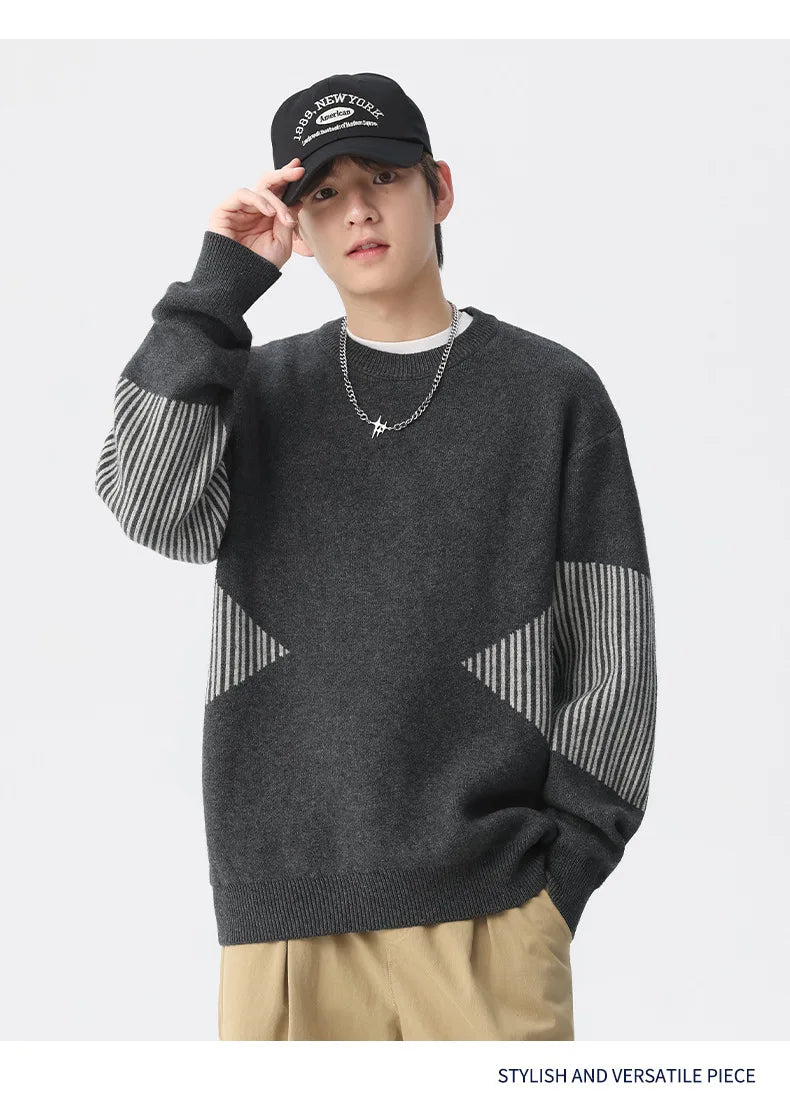 unisex flame knitwear, statement piece, trendy streetwear apparel for men and women