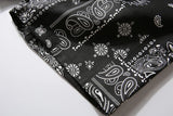 Mens Paisley Printed Shorts Hip Hop Loose Elastic Waist Sweat Shorts Casual Harajuku Drawstring Streetwear Sportswear Joggers