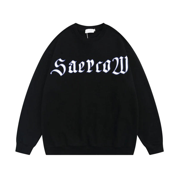 Gothic Oversized Tee – Rainbowtouches Mens High Street Long Shirts Casual T Shirt F – Edgy Streetwear for All Genders