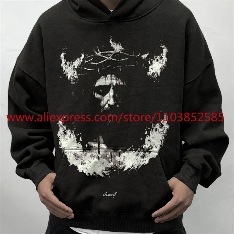 2024 American Vintage Heavy Weight Oversize Long Sleeve Hoodie High St