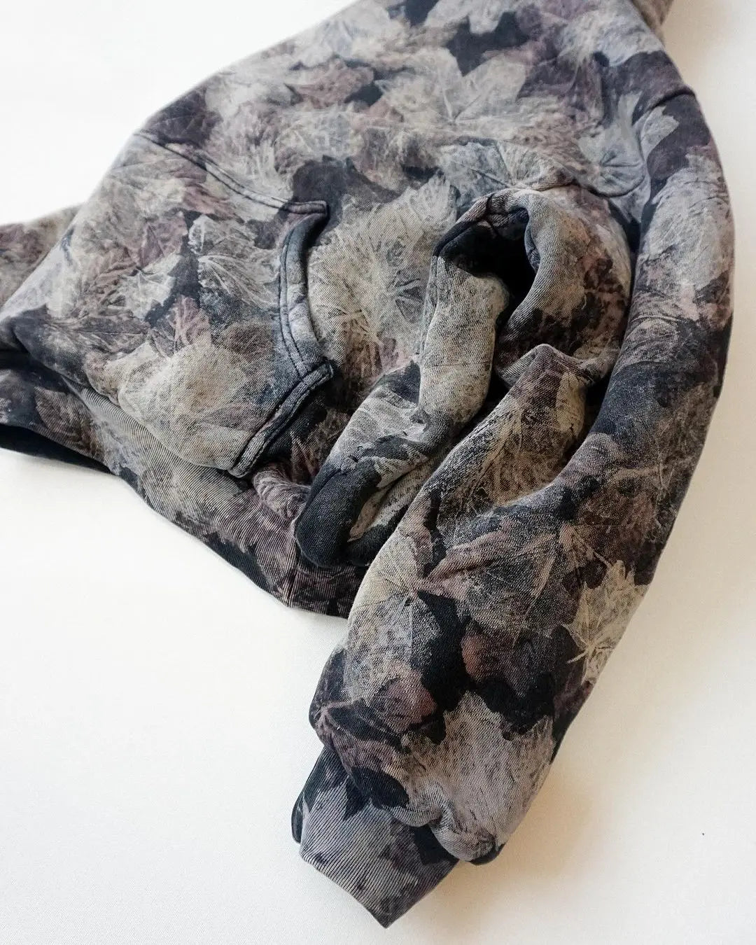 High Street Harajuku New Camouflage Leaf Pattern Hoodie Y2K Sweatshirt