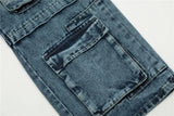 vintage multi pocket jeans mens harajuku cargo denim pants retro hip hop straight loose jean pants men clothing 1 unique cargo style 478