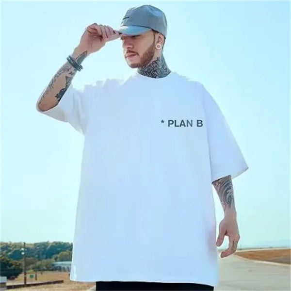 Vaporwave Angelcore design – Plan A Funny Graphic Tshirt For Men Casual Cotton
