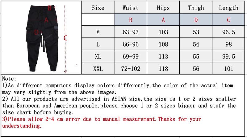 men side pocket cargo harem pants elastic waist trouser streetwear hip hop loose fit ankle drawstring military sweatpant jogger unique joggers style 2763