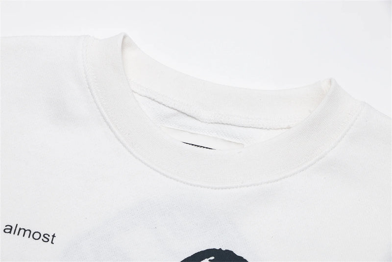 grunge pullover streetwear, modern knitwear, cozy fashion fit, stylish street outfit, modern aesthetic appeal