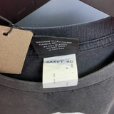 Skatercore Top – Saint T Shirt Men Woman 2024Ss High Quality Wash Black Skull – Urban Streetwear for Men & Women