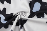 Summer 24SS Vintage Retro Black Flower Direct Print High-Street Casual Beach Style Quality Cold Short Sleeve Shirt