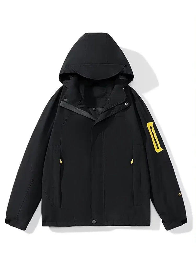 zip-up streetwear jacket, fall/winter fashion, men's streetwear fashion, trendy oversized fit, urban techwear design, modern 