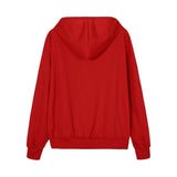 Y2K Rhinestone Skeleton Hoodies Women Gothic Black Zip Up Oversized Sw