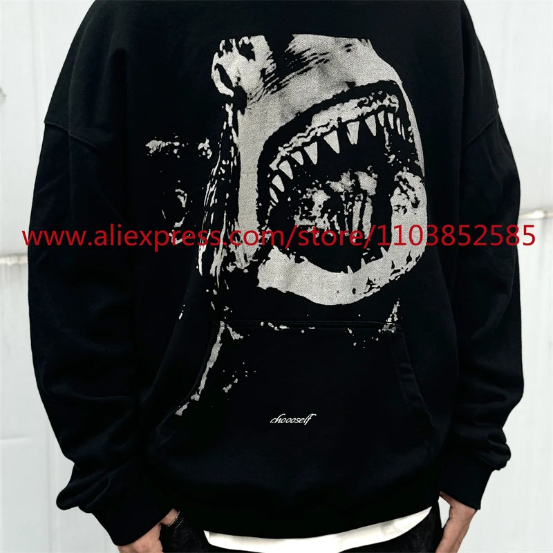Autumn And Winter New Vintage Mens Hoodie Long Sleeve Hoodie American