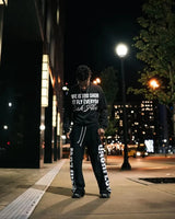 Trapwear Broken heart – Round Neck Y2K Pullover Retro Gothic Hip Hop Letter Pattern