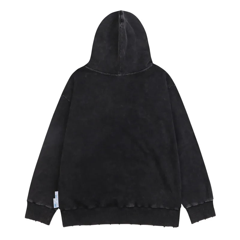 Y2K graphic tee featuring hip hop hoodies pullover hooded sweatshirts with chains harajuku women streetwear skateboard casual long sleeve tops men hoodies