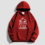 varsity flame knitwear, statement sweater, cozy knitwear for men, oversized grunge aesthetic winter top