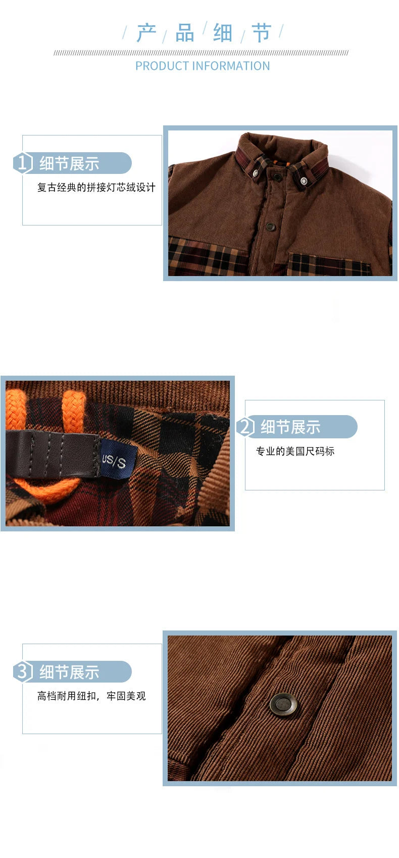 high unisex everyday print - hop urban quality hip image 6bfd93 material premium corduroy-plaid-shirt-jacket-men-autumn-winter-casual-thick-warm-male-military-wool-fleece-shirts-coats-camisa-masculina-chemise fashion style design casual fit style streetwear oversized wear essential graphic streetwear design ID a7b4f