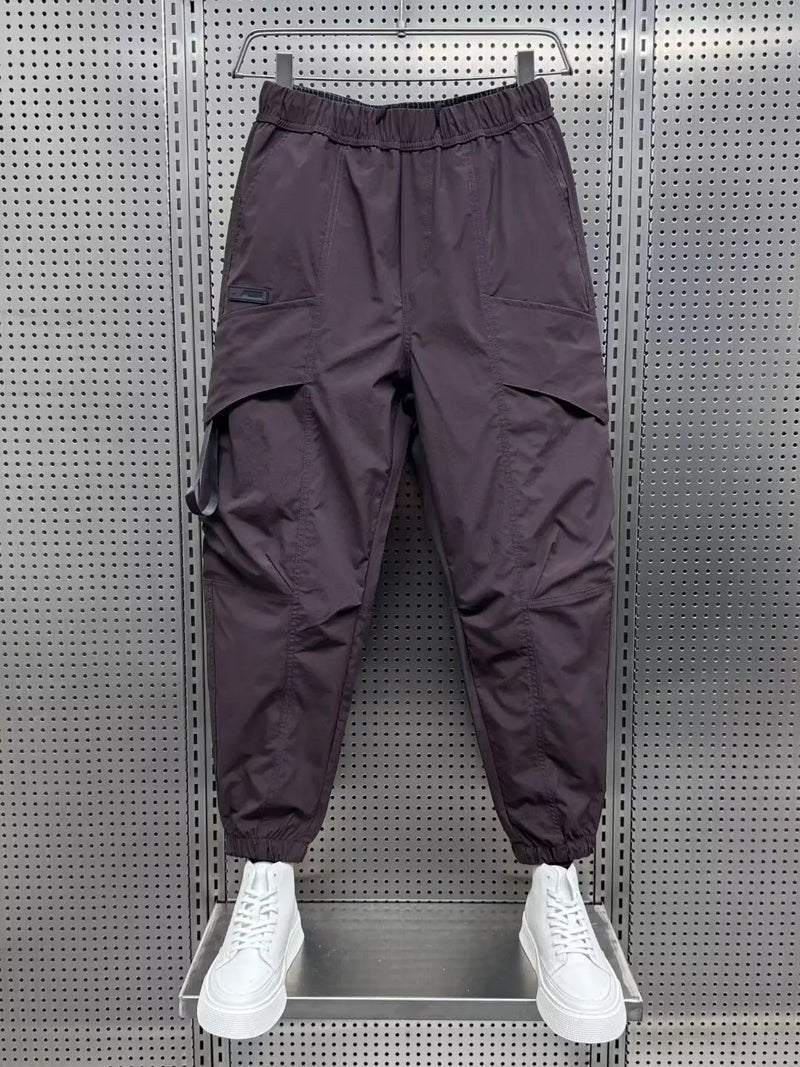 joggers cargo pants men streetwear hip hop sweatpants male casual harem trousers summer harajuku korean men casual pants sporty tapered joggers