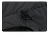 Brand New 2023 Mens Ninja Functional Dual Zipper Parkas Windproof Hooded Jacket Puffers Pockets Outdoor Work Coats Thicken #633