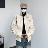 checkered varsity coat, layered streetwear look, trendy