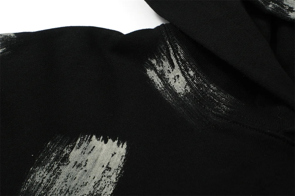 techwear flame knit sweater with structured oversized fit, ideal for cold streetwear layers, men’s streetwear clothing piece 