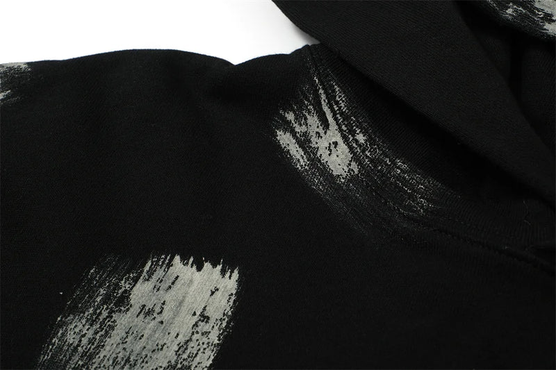 techwear flame knit sweater with structured oversized fit, ideal for cold streetwear layers, men’s streetwear clothing piece 