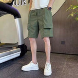 Multi-pockets Cargo Shorts Fashion Brand Straight Loose Casual Cargo Shorts 2024 Summer Men New Shorts American Shorts