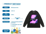 Skatercore Top – Rainbowtouches News Long Sleeved T Shirt Men High Street Fas – Modern Streetwear for Everyone