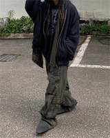 vaporwave crying character featuring undermycar 2024 new high quality shirt plaid cover with layered zipper open up hoodie black