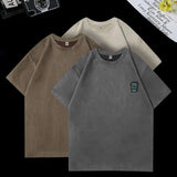 Glitchcore Oversized shirt – I Need Coffee Graphic Print Short Sleeve T Shirts Hombre Y2K