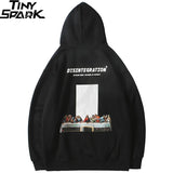 2023 Men Hip Hop Hoodie Sweatshirt Ancient Culture Streetwear Hoodies