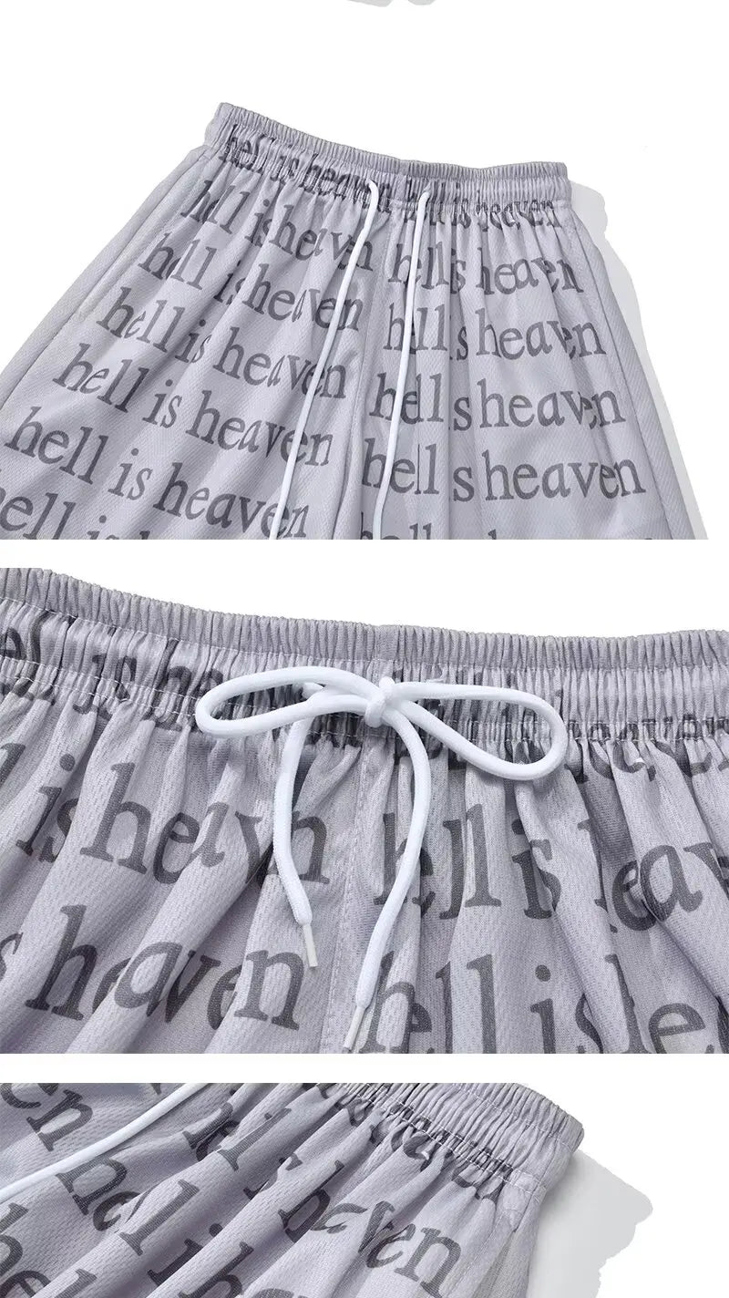 new gym shorts mens basketball shorts quick drying sports short pants summer mesh breathable sweatpants high street shorts unique joggers style 4317