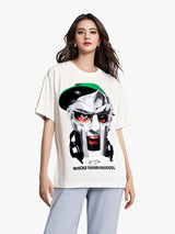 urban streetwear t-shirt featuring manga flicker and static haze