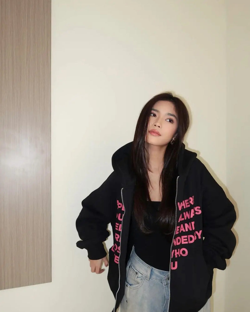 Glitchcore Fashion – Harajuku Letter Graphic Hoodies Women Gothic Oversized – Streetwear Fashion for Men & Women