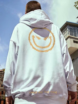 Autumn Smile Print Graphic Hoodies Harajuku Fashion Casual Cool