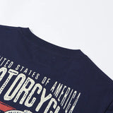 Skatercore Melting smiley – Summer Short Sleeved Mens New Retro Youth Motorcycle Letter
