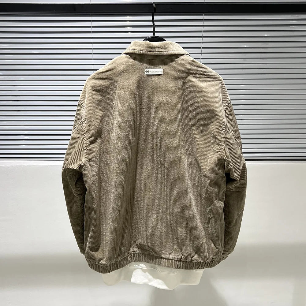 Hooded quilted minimalist vintage streetwear high fashion