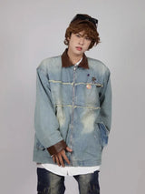 retro baseball bomber, daily drip outerwear, casual outfit