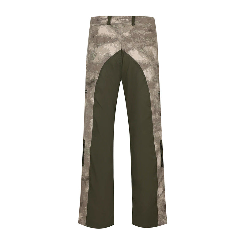 vintage camouflage denim jean street wear functioncan patches casual jeans pants mens baggy straight leg camou jeans overalls vintage washed jeans