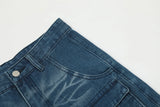 american retro buttons detachable design wide cargo jeans mens womens straight leg pants hip hop washed jeans overall 2023 unique cargo style 917