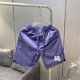 Men's Sports Shorts Summer Korean Graphic Sweatpants High Street Fashion Green Shorts High Quality Beach Quick Drying Shorts New