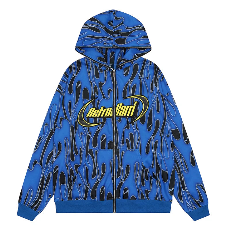 sadcore oversized shirt featuring fashion zipper hooded cardigan sweater unisex butterfly with tassel streetwear warm knitted sweaters hoodies coats men jumpers
