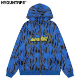 sadcore oversized shirt featuring fashion zipper hooded cardigan sweater unisex butterfly with tassel streetwear warm knitted sweaters hoodies coats men jumpers